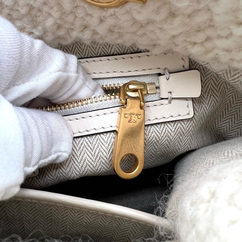 Tory Burch Ella Boucle Tote Bag - Picture 11 of 13